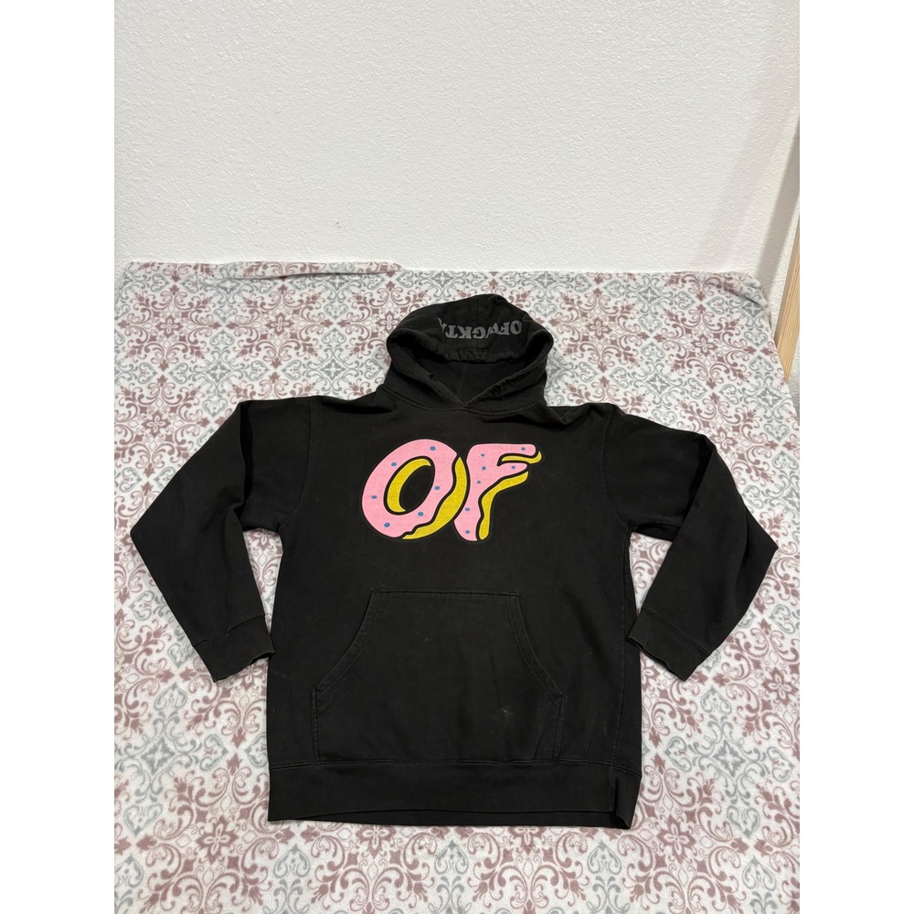 Odd Future OFWGKTA Donut Logo Hoodie Black Small Tyler The Creator Streetwear